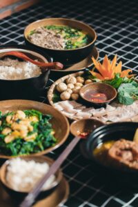 Xôi nếp đậu xanh hành phi